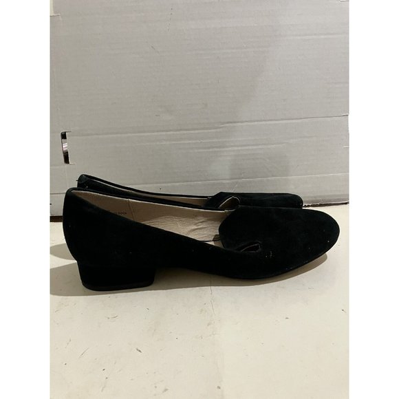 Steven by Steve Madden jean  women's size 8 black Slip-On Suede Loafers  shoes - Picture 6 of 9